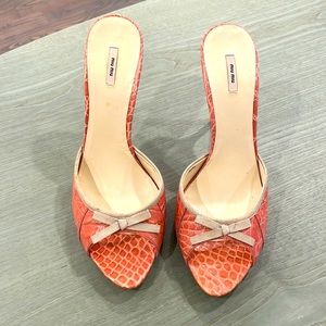 💖 New Miu Miu pink stilettos - size 41 / 10.5 💖